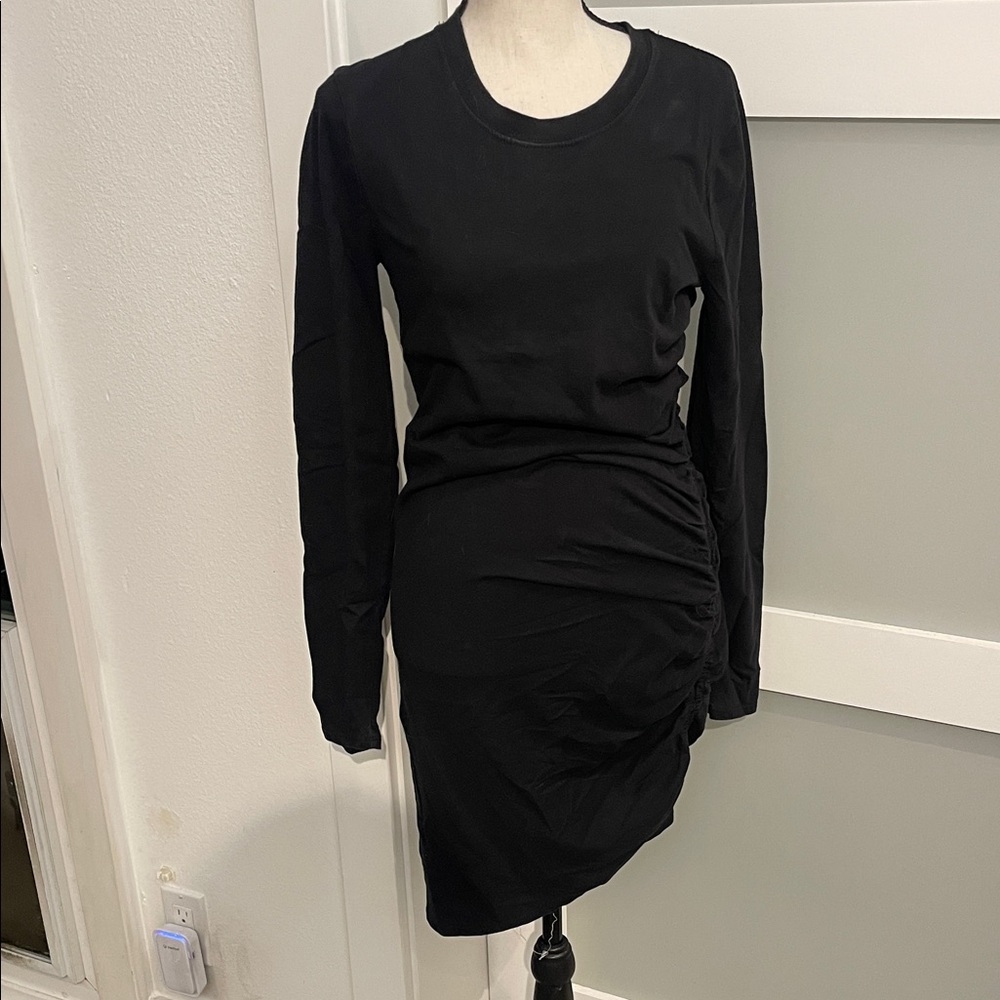 Veronica Beard Elegant Black Long Sleeve Dress